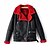 cheap Furs &amp; Leathers-Women&#039;s Color Block Fur Trim Basic Winter Faux Leather Jacket Regular Daily Long Sleeve PU Coat Tops Red