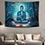 billige Hjemmetekstiler-mandala bohem stor veggteppe kunst dekor teppe gardin hengende hjem soverom stue sovesal dekorasjon boho hippie psykedelisk blomsterblomst lotus buddha indisk