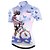 abordables Ropa de ciclismo-21Grams Mujer Manga Corta Maillot de Ciclismo Bicicleta Maillot Camiseta con 3 bolsillos traseros Transpirable Secado rápido Dispersor de humedad Bolsillo trasero MTB Bicicleta Montaña Ciclismo