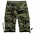 cheap Hiking Trousers &amp; Shorts-Men&#039;s Hiking Shorts Hiking Cargo Shorts Tactical Shorts Military Solid Color Summer Outdoor 10&quot; Loose Ripstop Multi-Pockets Breathable Sweat wicking Cotton Knee Length Shorts Bottoms Light Coffee