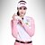 abordables Golf-Femme Blanche Rose Bleu manche longue Protection solaire UV Manchettes Mode Tenue de golf Vêtements Tenues Porter des vêtements