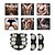 cheap Running Clothing Accessories-Abs Stimulator Abdominal Toning Belt EMS Abs Trainer 6 pcs Sports Gym Workout Exercise &amp; Fitness Bodybuilding Muscle Toning Tummy Fat Burner Smart Electronic Muscle Toner For Women Men / Adults&#039;