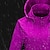 cheap Outdoor Clothing-Women&#039;s Hoodie Jacket Hiking Jacket Hiking Windbreaker Winter Outdoor Solid Color Waterproof Windproof Soft Comfortable Top Camping / Hiking Fishing Climbing Violet Red Fuchsia