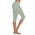 abordables Pantalones de yoga y pololos-Mujer Pantalones de yoga Alta cintura Leggings Capri Prendas de abajo Bolsillos laterales Control de barriga Levantamiento de tope Estiramiento de 4 maneras Verde claro Púrpula Claro Gris Yoga