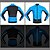 abordables Vêtements de cyclisme-Homme Maillot Velo Cyclisme Hiver Toison Polyester Vélo Veste Sommet Coupe Vent Chaud Séchage rapide Des sports Mosaïque Rouge / Bleu Vêtement Tenue Coupe Sur-Mesure Tenues de Cyclisme / Athleisure