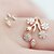 cheap Rings-Ring Daily Rose Gold Silver Gold Butterfly Platinum Plated Alloy 1pc Stylish AAA Cubic Zirconia / Women&#039;s