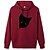 cheap Sports Athleisure-Women&#039;s Hoodie Pullover Cartoon Hoodie Cat Sport Athleisure Hoodie Top Long Sleeve Warm Soft Oversized Comfortable Everyday Use Exercising General Use / Winter