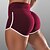 abordables Deporte Athleisure-Mujer Pantalones cortos de yoga Scrunch Butt Levantamiento de trasero fruncido Bermudas Control de barriga Levantamiento de tope Transpirable camuflaje Negro Morado Borgoña Algodón Yoga Aptitud