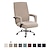 abordables Textil para el Hogar-Funda para silla de oficina para computadora, silla para juegos, silla elástica, funda protectora para muebles lavable duradera de color sólido liso