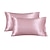 cheap Home Textiles-Satin Pillowcase for Hair and Skin 2 Pack Silky Satin Pillow Cases No Zipper Pillow Covers with Envelope Closure Suit