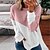 cheap Sports Athleisure-Women&#039;s Sweatshirt Pullover Patchwork Crew Neck Color Block Sport Athleisure Sweatshirt Top Long Sleeve Warm Soft Oversized Comfortable Everyday Use Causal Exercising General Use / Winter