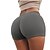 billige Shorts-Dame yogashorts Shorts Underdele Mavekontrol Balleløft Åndbart Hvid Sort Blå Yoga Fitness Gym Træning Sport Sportstøj Elastisk