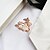 cheap Rings-Ring Daily Rose Gold Silver Gold Butterfly Platinum Plated Alloy 1pc Stylish AAA Cubic Zirconia / Women&#039;s