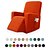 baratos Capas de Sofa-cadeira reclinável elástica sofá capa capa protetora elástica de sofá com bolso para livros de controle remoto de tv liso cor sólida macio durável