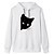 cheap Sports Athleisure-Women&#039;s Hoodie Pullover Cartoon Hoodie Cat Sport Athleisure Hoodie Top Long Sleeve Warm Soft Oversized Comfortable Everyday Use Exercising General Use / Winter