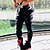 preiswerte Workout, Fitness &amp; Yoga Bekleidung-Damen Yogahose Bauchkontrolle Kolbenheber 4-Wege-Stretch Scrunch Butt Rüschen Butt Lifting Fitness Fitnesstraining Laufen Hoher Taillenbund Batik Leggings Unten Dunkelgelb Rosa Rot Winter Sport