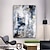cheap Oil Paintings-Oil Painting Hand Painted Vertical Abstract Landscape Comtemporary Modern Rolled Canvas (No Frame)