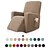 cheap Slipcovers-Recliner Chair Stretch Sofa Cover Slipcover Elastic Couch Protector With Pocket For Tv Remote Control Books Plain Solid Color Soft Durable