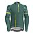 cheap Cycling Clothing-Men&#039;s Cycling Jersey Long Sleeve - Summer Spandex Polyester Yellow Army Green Blue Camo / Camouflage Bike Mountain Bike MTB Road Bike Cycling Jersey Top UV Resistant Quick Dry Back Pocket Sports