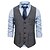 cheap Cosplay &amp; Costumes-Vintage 1920s Masquerade Vest Waistcoat Outerwear The Great Gatsby Groomsmen Men&#039;s Slim Fit Halloween Wedding Wedding Guest Event / Party Vest