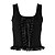 cheap Cosplay &amp; Costumes-Goth Girl Lisa Gothic Steampunk Goth Subculture Overbust Corset Women&#039;s Costume Black Vintage Cosplay Party / Vest / Vest