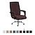 abordables Tissu de Maison-Housse de chaise de bureau d&#039;ordinateur chaise de jeu housse de chaise extensible unie couleur unie durable lavable protecteur de meubles