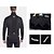 cheap Cycling Clothing-SANTIC Men&#039;s Cycling Jersey Winter Fleece Spandex Polyester Bike Jacket Top Warm Lightweight Breathable Sports Black / Red / Black Clothing Apparel Bike Wear / Long Sleeve / Reflective Strips