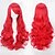 abordables Perruques synthétiques-cosplay noir costume perruque cosplay perruque bouclés vague de corps avec une frange perruque longs cheveux synthétiques 30 pouces femmes cosplay creative party red blonde