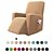 abordables Housses de Protection-fauteuil inclinable housse de canapé extensible housse de protection de canapé élastique avec poche pour tv télécommande livres unie couleur unie doux durable