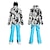 abordables Vêtements de ski-Femme Etanche Coupe Vent Chaud Respirable Veste de ski avec pantalon à bretelles Hiver Ensembles de Sport pour Ski Snowboard Sports d&#039;hiver