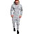 cheap Running &amp; Jogging Clothing-Men&#039;s Tracksuit Sweatsuit 2 Piece Street Summer Long Sleeve Cotton Thermal Warm Breathable Moisture Wicking Fitness Gym Workout Running Sportswear Activewear Solid Colored Dark Grey Black Light Grey