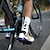 billige Cykelsko-SANTIC Voksne Cykelsko Sko til landevejscykling Anti-glide Åndbart Dæmpning Vej Cykling Hvid Sort Dame Herre Cykelsko / Ventilation