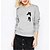 cheap Sports Athleisure-Women&#039;s Sweatshirt Pullover Cartoon Crew Neck Cat Sport Athleisure Sweatshirt Top Long Sleeve Warm Soft Comfortable Everyday Use Daily General Use / Winter