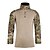 cheap Hunting Clothing-Men&#039;s Combat Shirt Hunting T-shirt Tee shirt Camo Shirt Outdoor Fall Spring Breathable Quick Dry Wearable Outdoor Top Camo Cotton Camping / Hiking Hunting Fishing Green / Yellow Sand python pattern