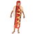 billige Vintage kjoler-hotdog Cosplay kostume Festkostume Drenge Børne Cosplay Halloween Halloween Festival / ferie polyester Rød Let Karneval Kostume / Trikot / Heldragtskostumer / Trikot / Heldragtskostumer
