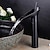 cheap Home Improvement-Single Handle Bathroom Sink Faucet Black Waterfall Oil-rubbed Bronze Antique Copper Centerset Bathroom Faucet Brass Hot and Cold Mixer