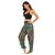 abordables Vêtements d&#039;exercice, de fitness et de yoga-Pantalon de yoga Femme Poches latérales Séchage rapide Culotte Bouffante Bas Yoga Aptitude Exercice Physique Bohème Taille haute Des sports Tenues de Sport Ample Elastique Noir Vert