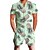 cheap Pants-men 3d graphic bro romper jumpsuit summer shorts one piece romper outfits