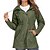 baratos Jaquetas Softshell, De Lã &amp; Para Trilha-Women&#039;s Waterproof Windproof Rain Jacket