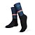 cheap Cycling Clothing-Compression Socks Athletic Sports Socks Crew Socks Cycling Socks Road Bike Mountain Bike MTB Bike / Cycling 1 Pair Windproof Cycling Breathable Stripes Gradient Polyster Lycra Cotton Black and Blue