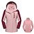 cheap Softshell, Fleece &amp; Hiking Jackets-Women&#039;s Hoodie Jacket Hiking 3-in-1 Jackets Winter Outdoor Thermal Warm Breathable Wear Resistance Solid Color Winter Jacket Top Camping / Hiking Hunting Ski / Snowboard Purple Red Pink Rose Red
