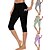 baratos Yoga Pants &amp; Bloomers-Mulheres Calças de ioga Cintura Alta Legging Capri Calças Bolsos laterais Compressão abdominal Butt Lift Estiramento de 4 vias Verde Claro Roxo Claro Cinzento Ioga Ginástica Treino de Ginástica