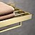 billige Badeværelsestilbehør-håndklædestativer 2-lags badeværelseshylde, vægmonteret rustfrit stål badeværelsesudstyr til badeværelse/køkken/stue 30-60 cm (sort/krom/gylden/børstet nikkel)