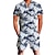 cheap Pants-men 3d graphic bro romper jumpsuit summer shorts one piece romper outfits