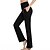 abordables Pantalones de yoga y pololos-Mujer Pantalones de yoga Alta cintura Bolsillos laterales Cintura elástica Control de barriga Estiramiento de 4 maneras Secado rápido Blanco Negro Borgoña Aptitud física Entrenamiento de gimnasio
