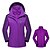 cheap Softshell, Fleece &amp; Hiking Jackets-Women&#039;s Hoodie Jacket Hiking 3-in-1 Jackets Winter Outdoor Thermal Warm Breathable Wear Resistance Solid Color Winter Jacket Top Camping / Hiking Hunting Ski / Snowboard Purple Red Pink Rose Red