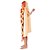 preiswerte Vintage-Kleider-Hotdog Cosplay Kostüm Partykostüm Jungen Kinder Cosplay Halloween Halloween Fest / Feiertage Polyester Rote Einfach Karneval Kostüme / Gymnastikanzug / Einteiler / Gymnastikanzug / Einteiler