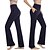 cheap Yoga Pants &amp; Bloomers-Women&#039;s Yoga Pants High Waist Side Pockets Elastic Waistband Tummy Control 4 Way Stretch Quick Dry White Black Burgundy Fitness Gym Workout Pilates Modal Summer Sports Activewear Loose High Elasticity