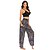 cheap Exercise, Fitness &amp; Yoga Clothing-Women&#039;s Yoga Pants Quick Dry Side Pockets Yoga Fitness Gym Workout High Waist Bohemian Bloomers Bottoms Black Green Burgundy Sports Activewear Loose Stretchy