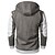 cheap Sweatshirts-Men&#039;s Color Block Zip up Hooded Sweat Jacket